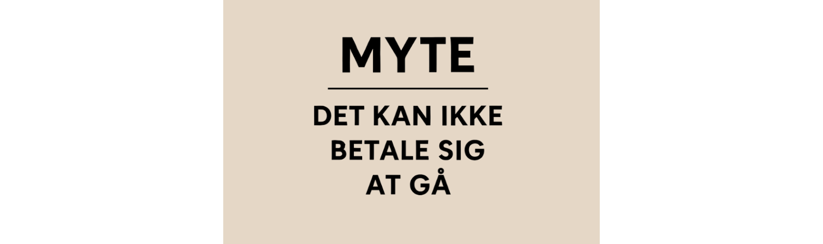 Myte: Man forbrænder ikke noget af at gå – så det kan ikke betale sig