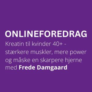 Kreatin til kvinder 40+ - 17. september 2026