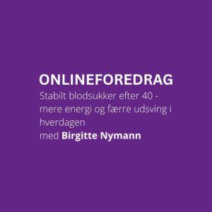 Stabilt blodsukker efter 40 - 01. oktober 2026
